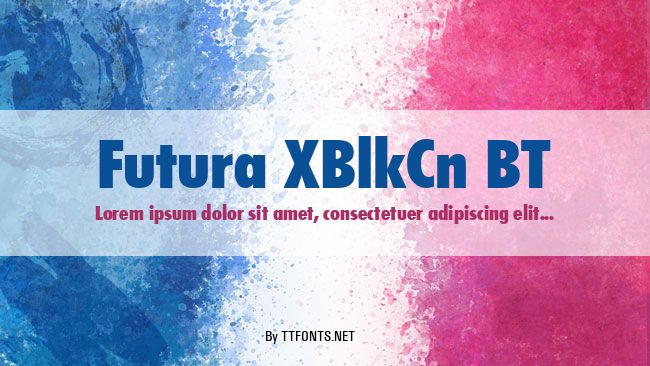 Futura XBlkCn BT example